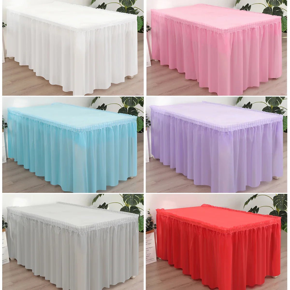 Premium Disposable Tablecloth Skirt - Cake Pops Parties
