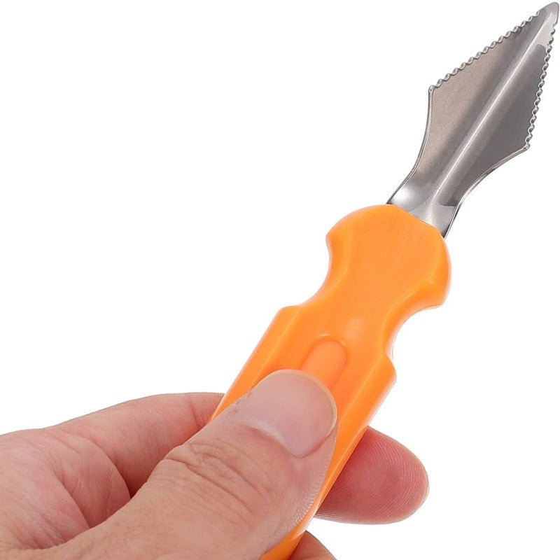 Premium Pumpkin Carving Set - 7 Piece Stainless Steel Tools - Cake Pops Parties
