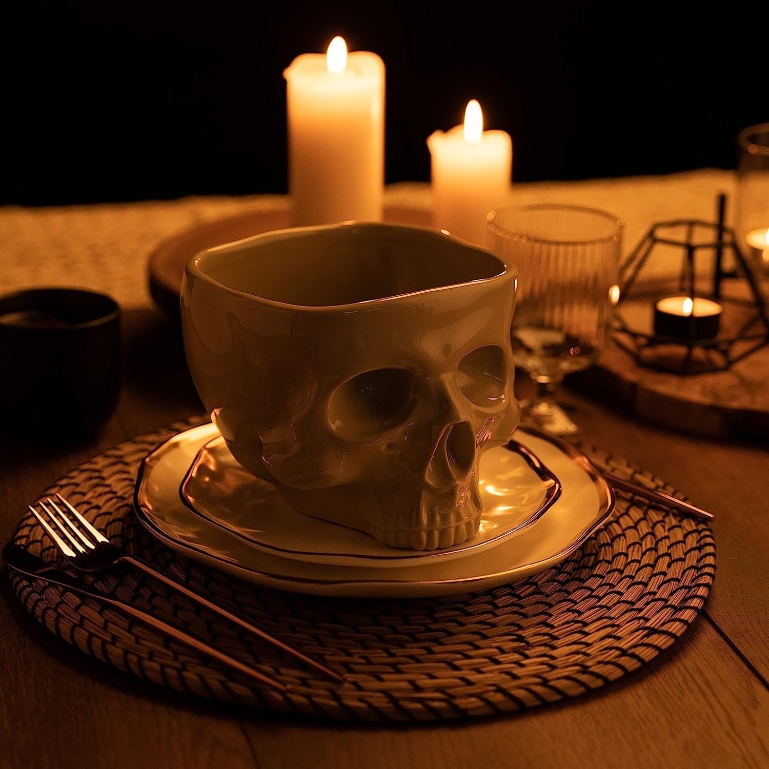 Premium Skull Noodle Bowl Set - Cake Pops Parties