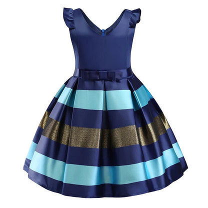 Princess Striped Baby Dress - Cake Pops Parties