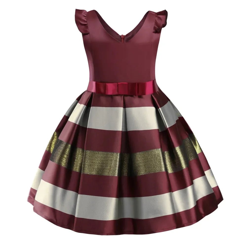 Princess Striped Baby Dress - Cake Pops Parties