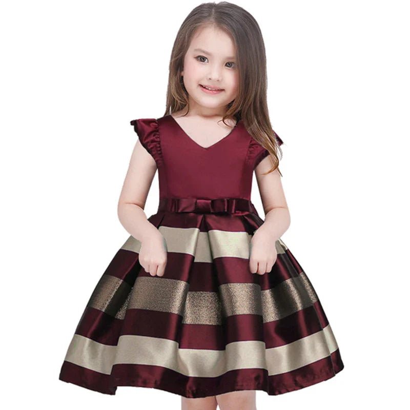 Princess Striped Baby Dress - Cake Pops Parties