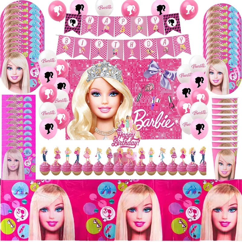 Princess Theme Birthday Party Supplies Set - Cake Pops Parties
