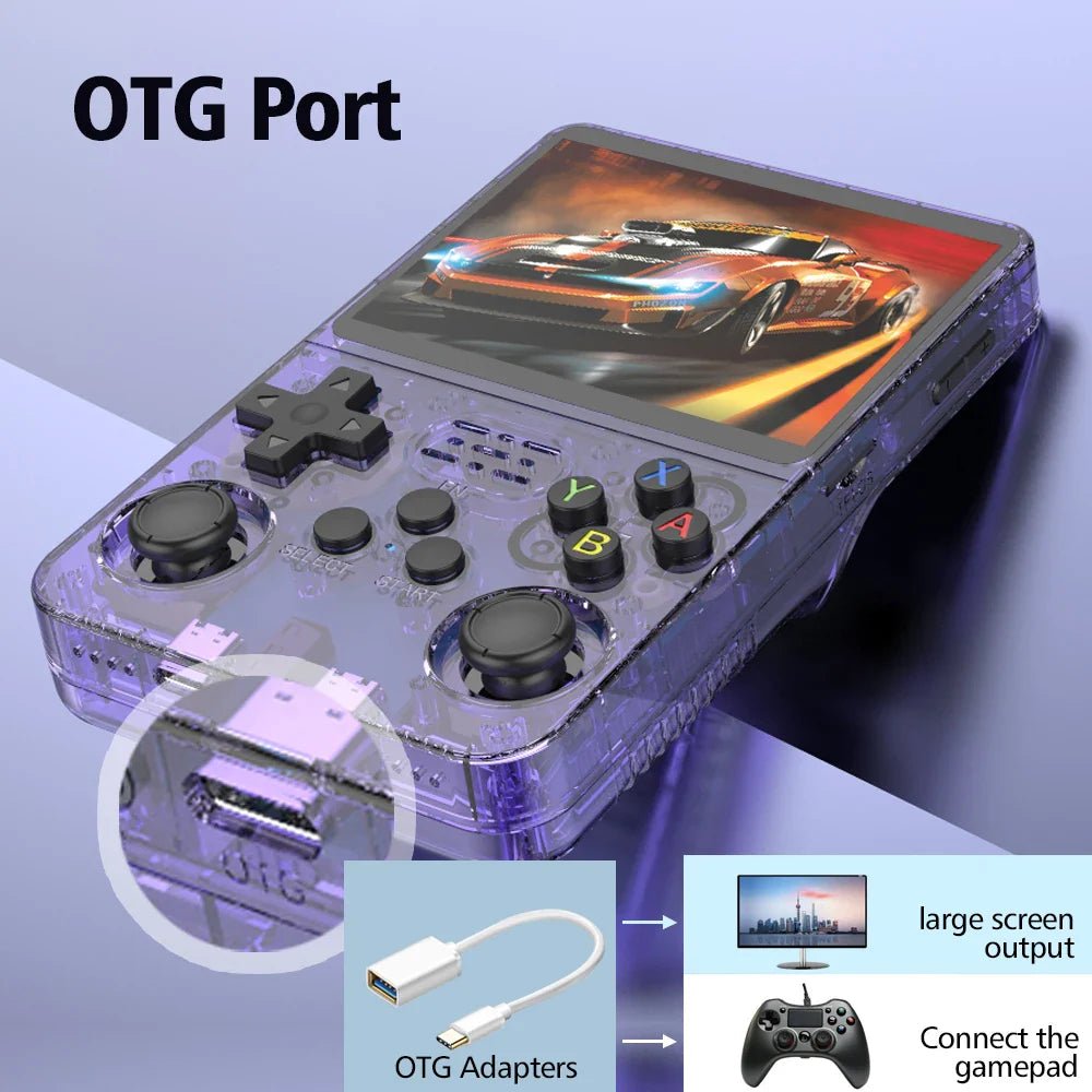 R36S Retro Handheld Game Console 64GB IPS Screen - Cake Pops Parties