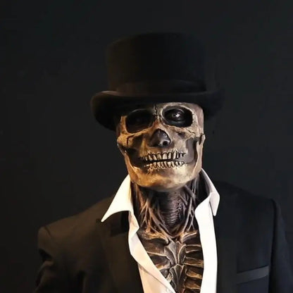 Realistic 3D Skull Mask with Movable Jaw - Cake Pops Parties