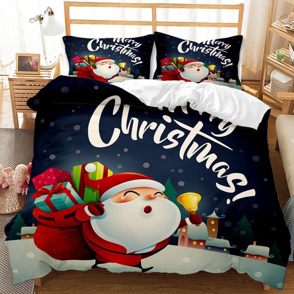 Red Christmas 3D Bedding Set - Cake Pops Parties