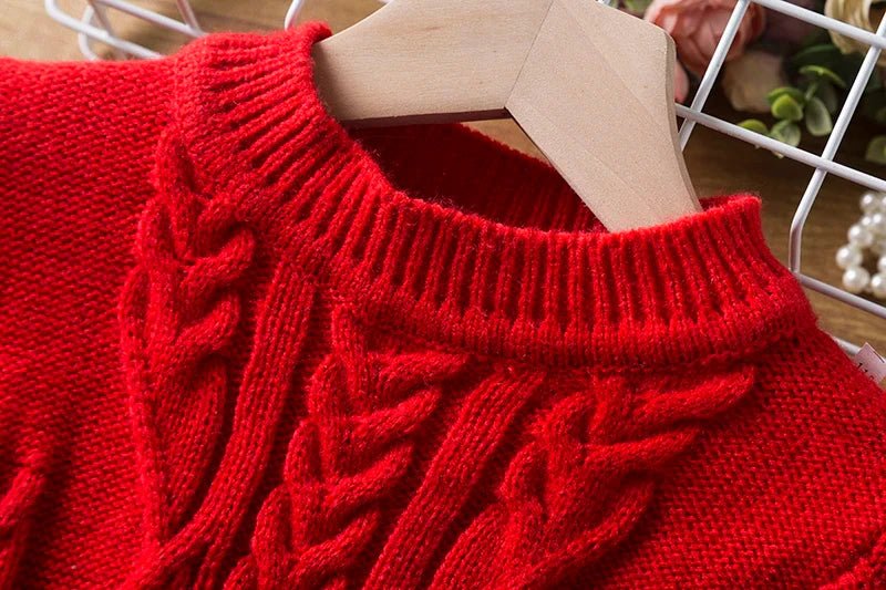 Red Christmas Party Dress for Girls - Cake Pops Parties