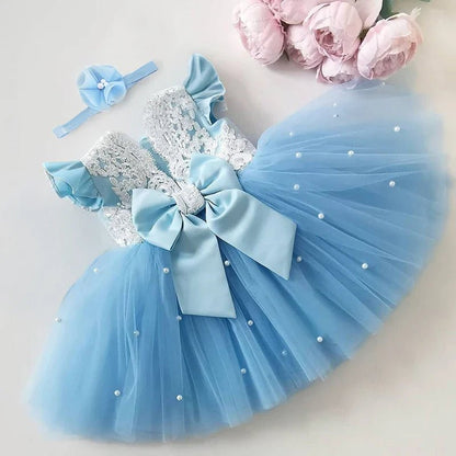 Red Lace Princess Party Dress - Cake Pops Parties