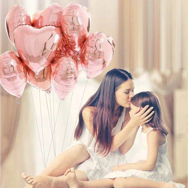 Rose Gold Balloons Set & Confetti - Cake Pops Parties