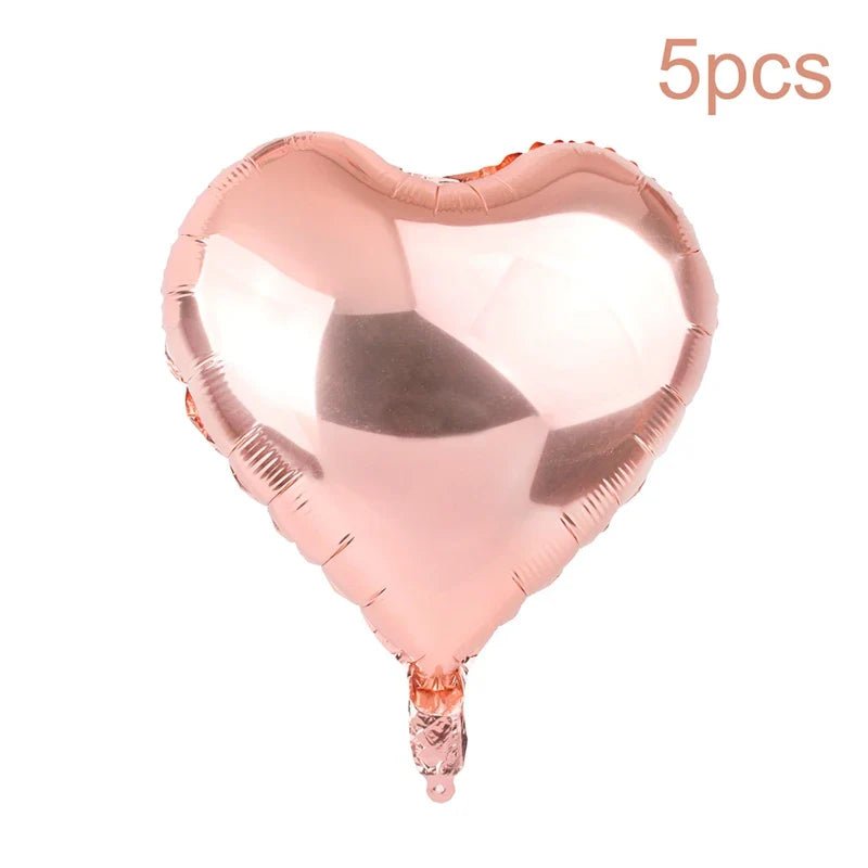 Rose Gold Balloons Set & Confetti - Cake Pops Parties