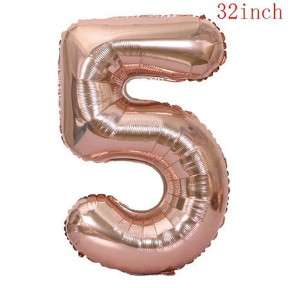 Rose Gold Balloons Set & Confetti - Cake Pops Parties