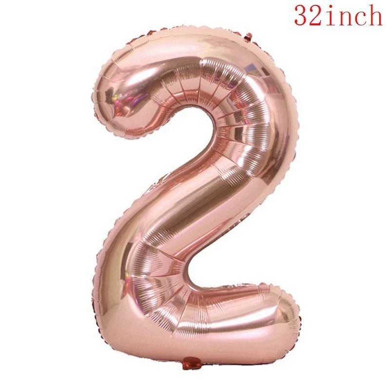 Rose Gold Balloons Set & Confetti - Cake Pops Parties