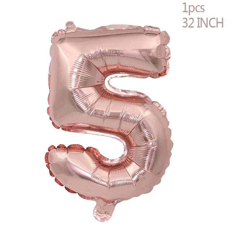 Rose Gold Confetti Balloons & Party Decorations - Cake Pops Parties