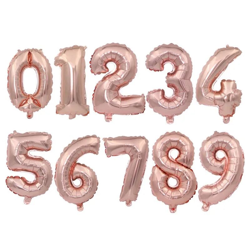 Rose Gold Confetti Balloons & Party Decorations - Cake Pops Parties