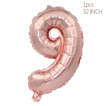 Rose Gold Confetti Balloons & Party Decorations - Cake Pops Parties