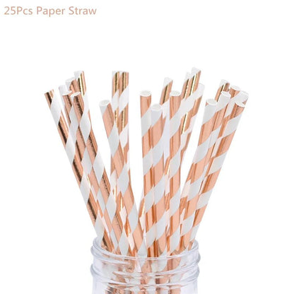 Rose Gold Confetti Balloons & Party Decorations - Cake Pops Parties
