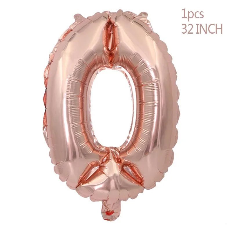 Rose Gold Confetti Balloons & Party Decorations - Cake Pops Parties