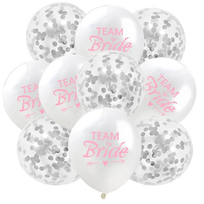 Rose Gold Team Bride Balloons - Cake Pops Parties