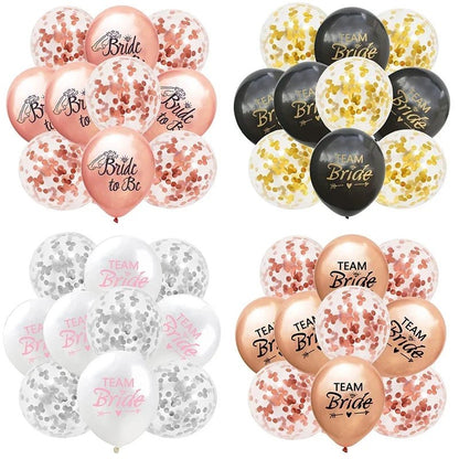 Rose Gold Team Bride Balloons - Cake Pops Parties