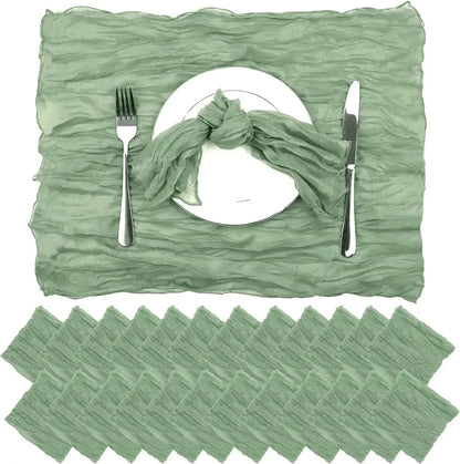 Rustic Cotton Cheesecloth Table Runner - Cake Pops Parties