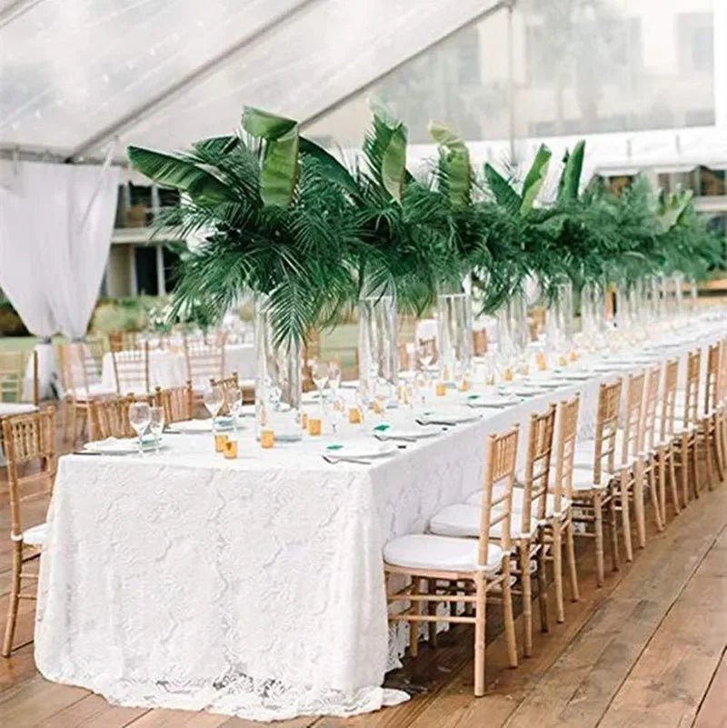 Rustic Wedding Lace Tablecloth - Cake Pops Parties
