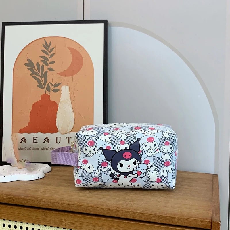 Sanrio Cartoon Makeup Bag | Large Capacity Waterproof Travel Storage - Cake Pops Parties