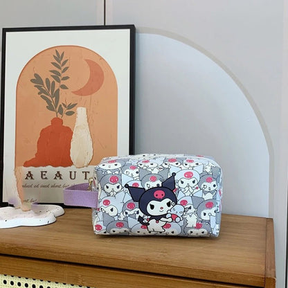 Sanrio Cartoon Makeup Bag | Large Capacity Waterproof Travel Storage - Cake Pops Parties