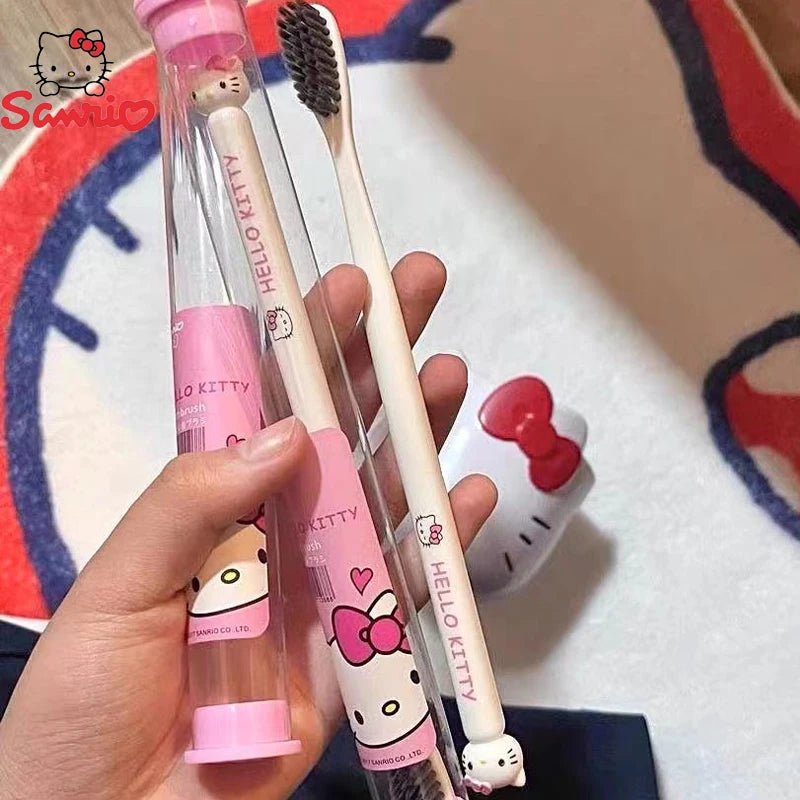 Sanrio Hello Kitty Kuromi Melody Toothbrush Anime Gift Set - Cake Pops Parties