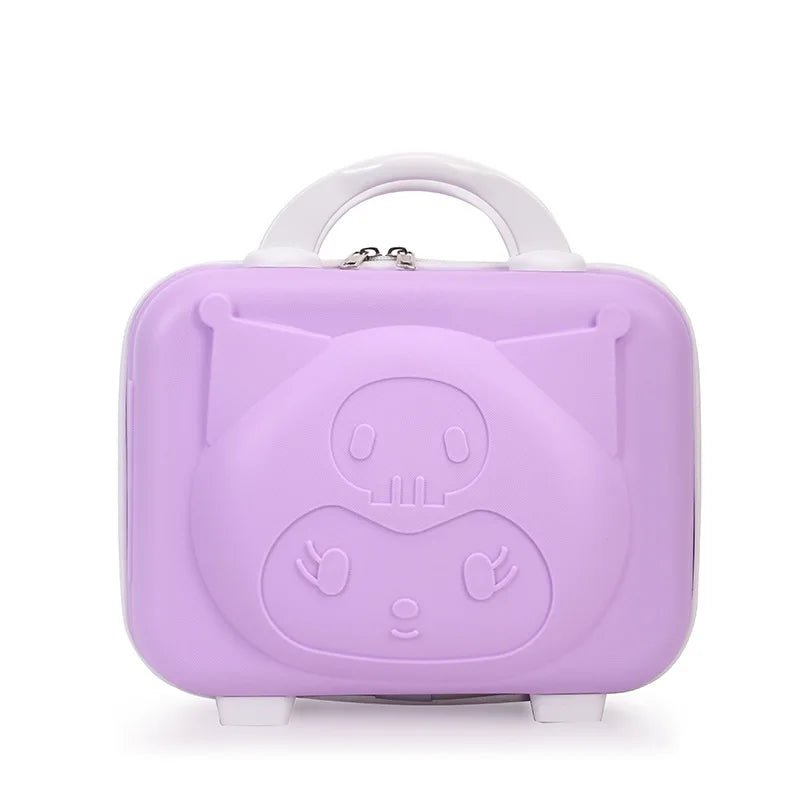 Sanrio Kuromi 14" Vanity Case Cartoon Storage Suitcase Wedding Gift - Cake Pops Parties