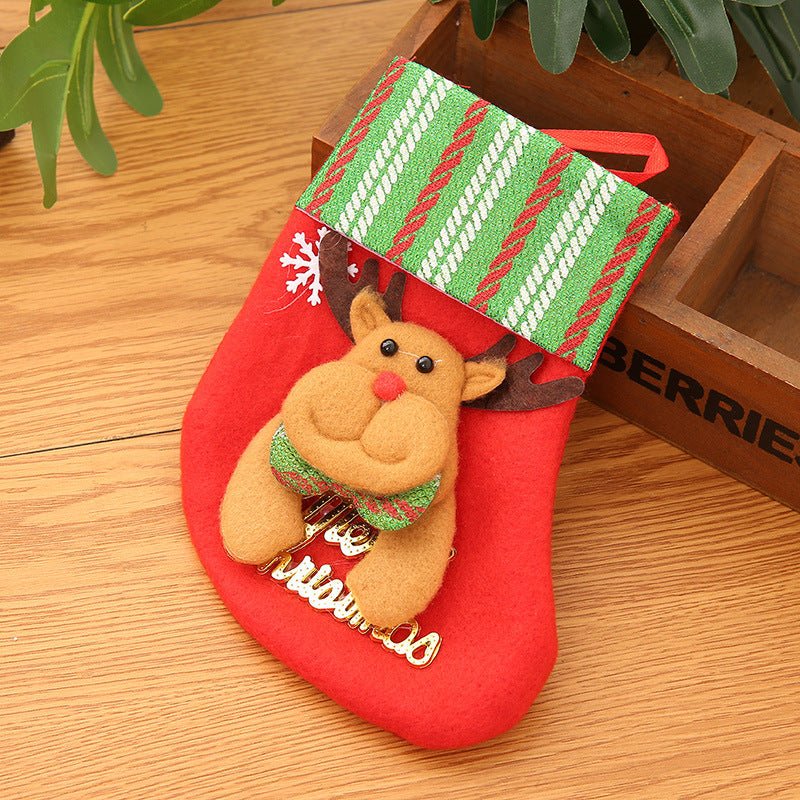 Santa Claus Gold Stockings Bag - Cake Pops Parties