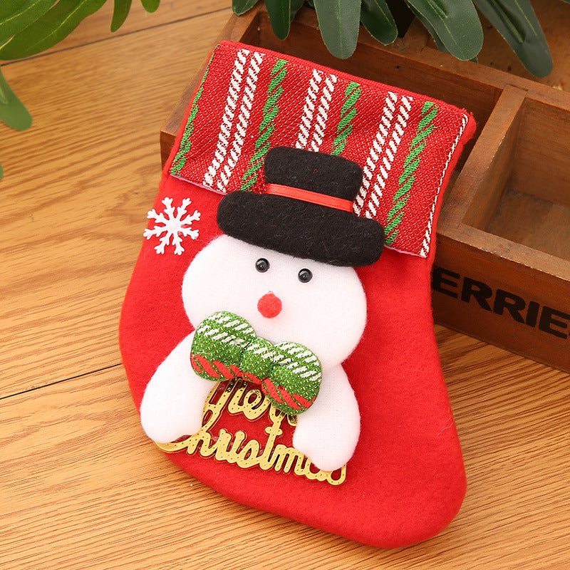 Santa Claus Gold Stockings Bag - Cake Pops Parties