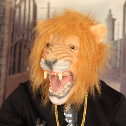 Scary Lion Halloween Party Mask - Cake Pops Parties