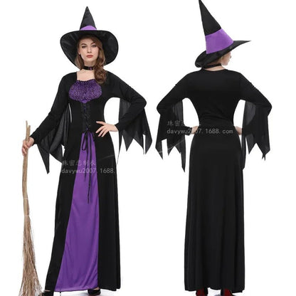 Scary Purple Witch Vampire Costume - Cake Pops Parties