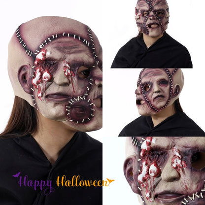 Scary Three - sided Grimace Halloween Mask - Cake Pops Parties