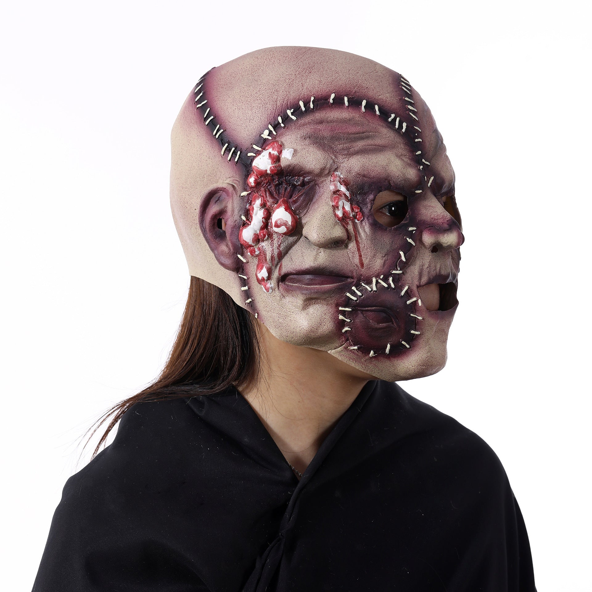 Scary Three - sided Grimace Halloween Mask - Cake Pops Parties