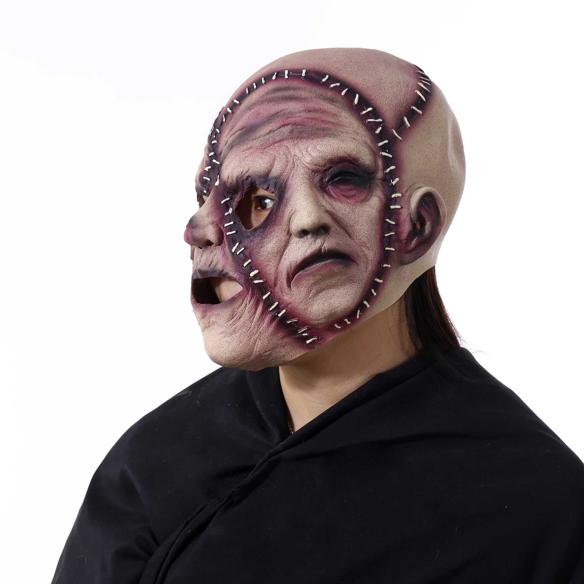 Scary Three - sided Grimace Halloween Mask - Cake Pops Parties