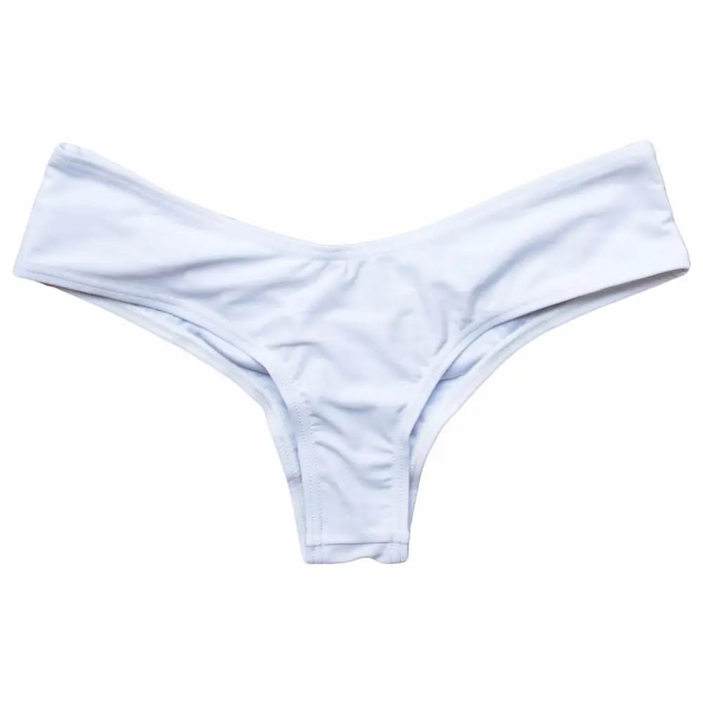 Sexy Side Tie Thong Bikini Bottoms | Adjustable Brazilian Swim Briefs - Cake Pops Parties