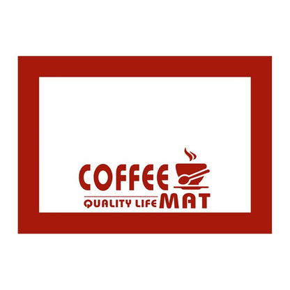 Silicone Coffee Maker Mat - Countertop & Coffee Bar Accessories - Cake Pops Parties
