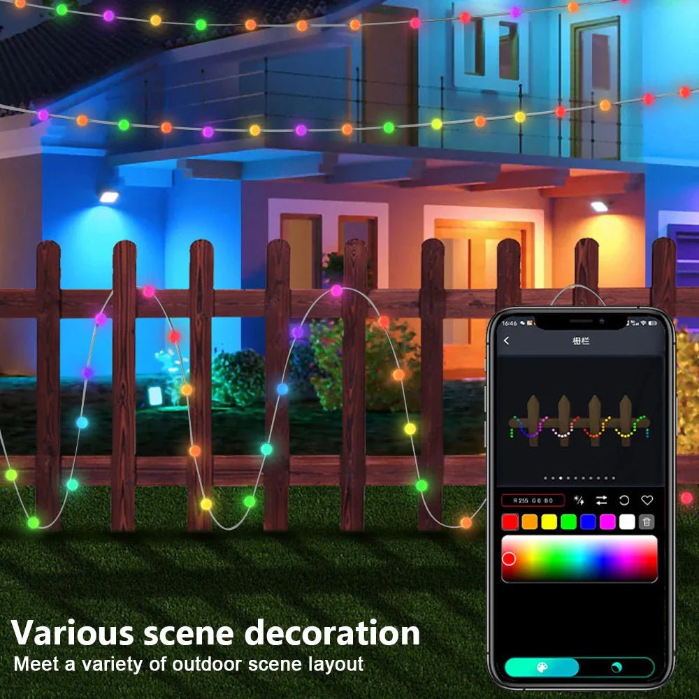Smart Color Changing Globe String Lights - Cake Pops Parties