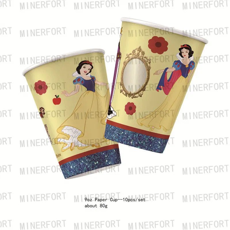 Snow White Princess Birthday Banner - Cake Pops Parties