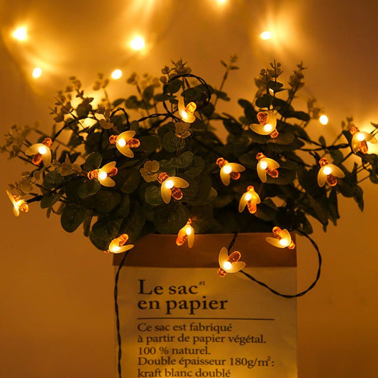 Solar Bee String Lights Christmas Garden Décor - Cake Pops Parties