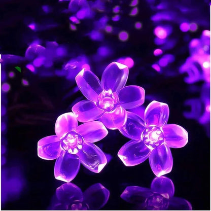 Solar Garden String Lights LED Blossom Festoon - Cake Pops Parties
