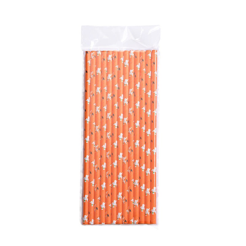 Spooky Halloween Paper Straws - Cake Pops Parties