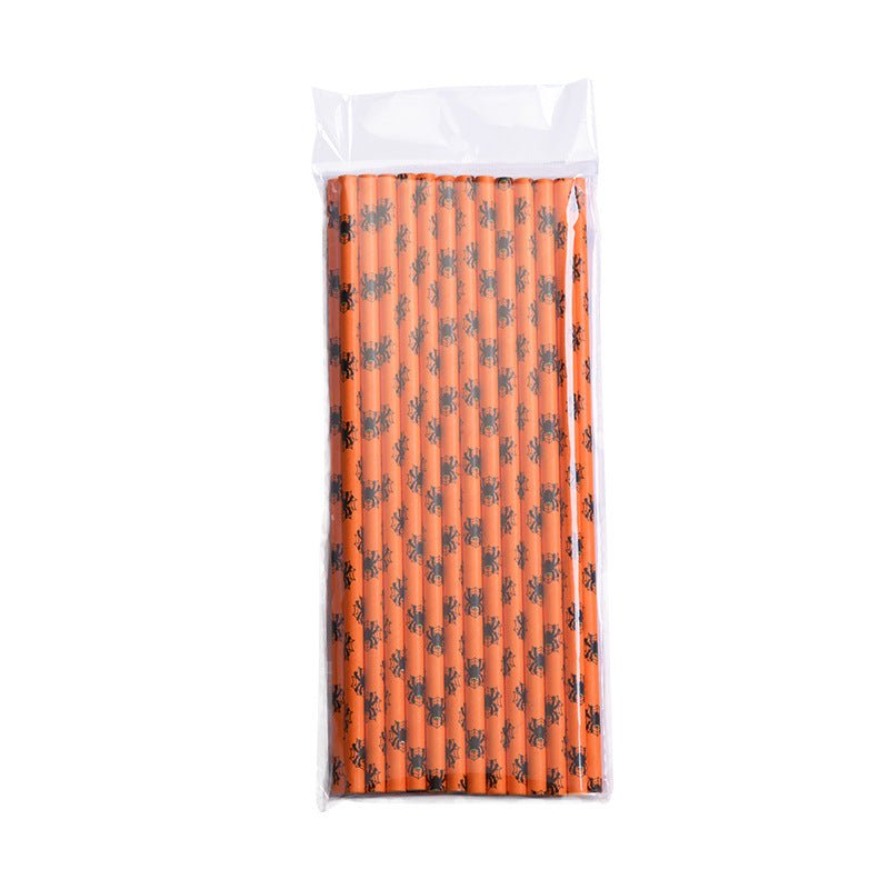 Spooky Halloween Paper Straws - Cake Pops Parties