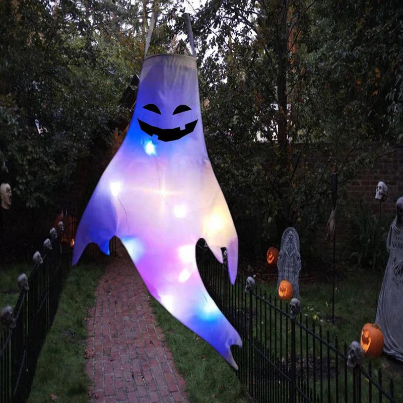 Spooky Hanging Ghost LED Light - Cake Pops Parties