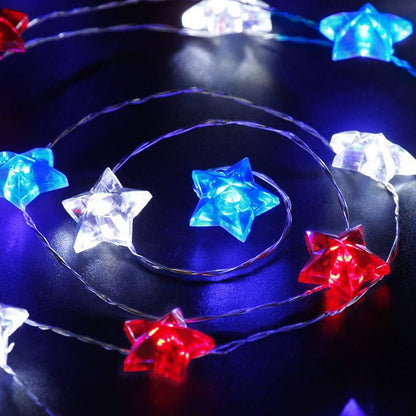 Star Shaped Holiday Light String - Cake Pops Parties
