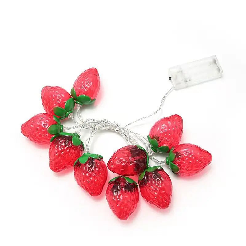 Strawberry String Lights for Home Decoration - Cake Pops Parties