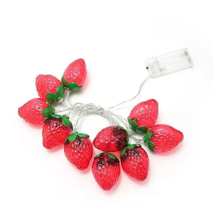 Strawberry String Lights for Home Decoration - Cake Pops Parties