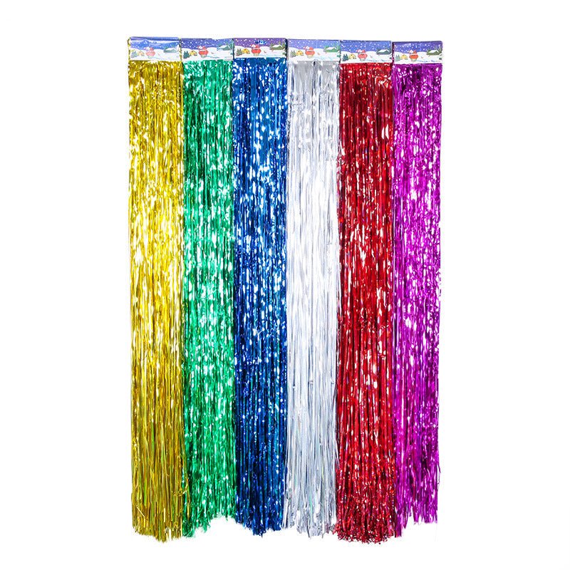 Tassel Rain Silk Balloon Curtain - Cake Pops Parties