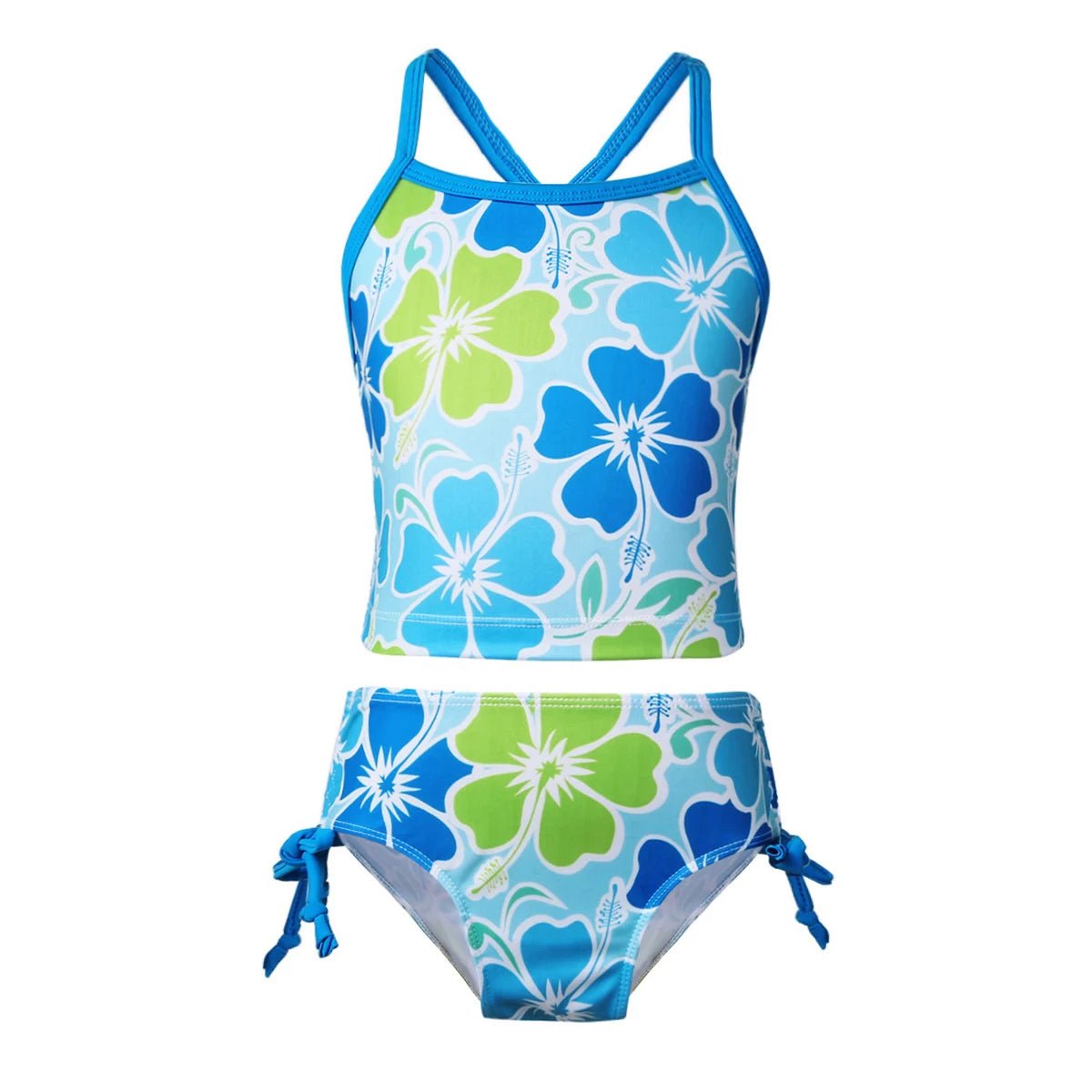 Toddler Girls Floral 2 - Piece Bikini Wear | Summer Beach Bathing Set - Cake Pops Parties